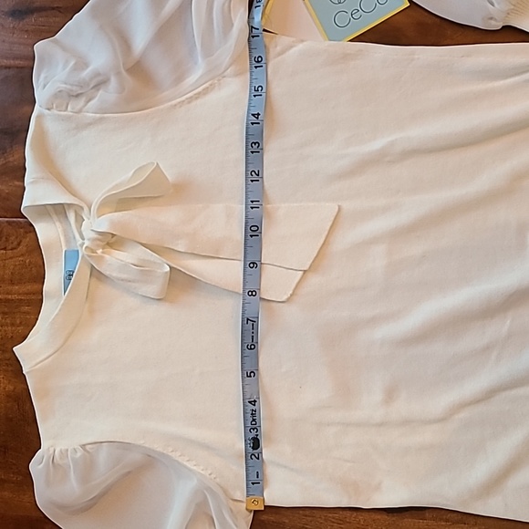🎉Host Pick 🎉 Cece bow neck Chiffon sleeve sweater top - Picture 6 of 11
